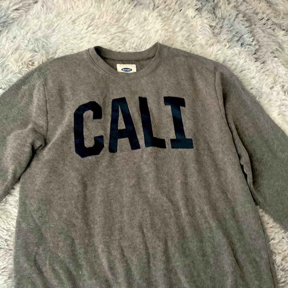 Old navy gray CALI sweatshirt